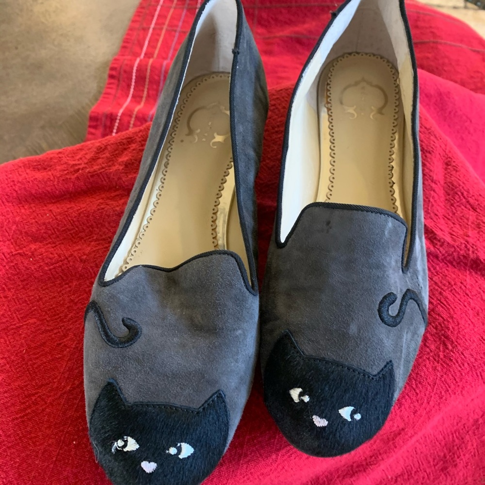 Kitty flats! Size 7! Cat lovers only